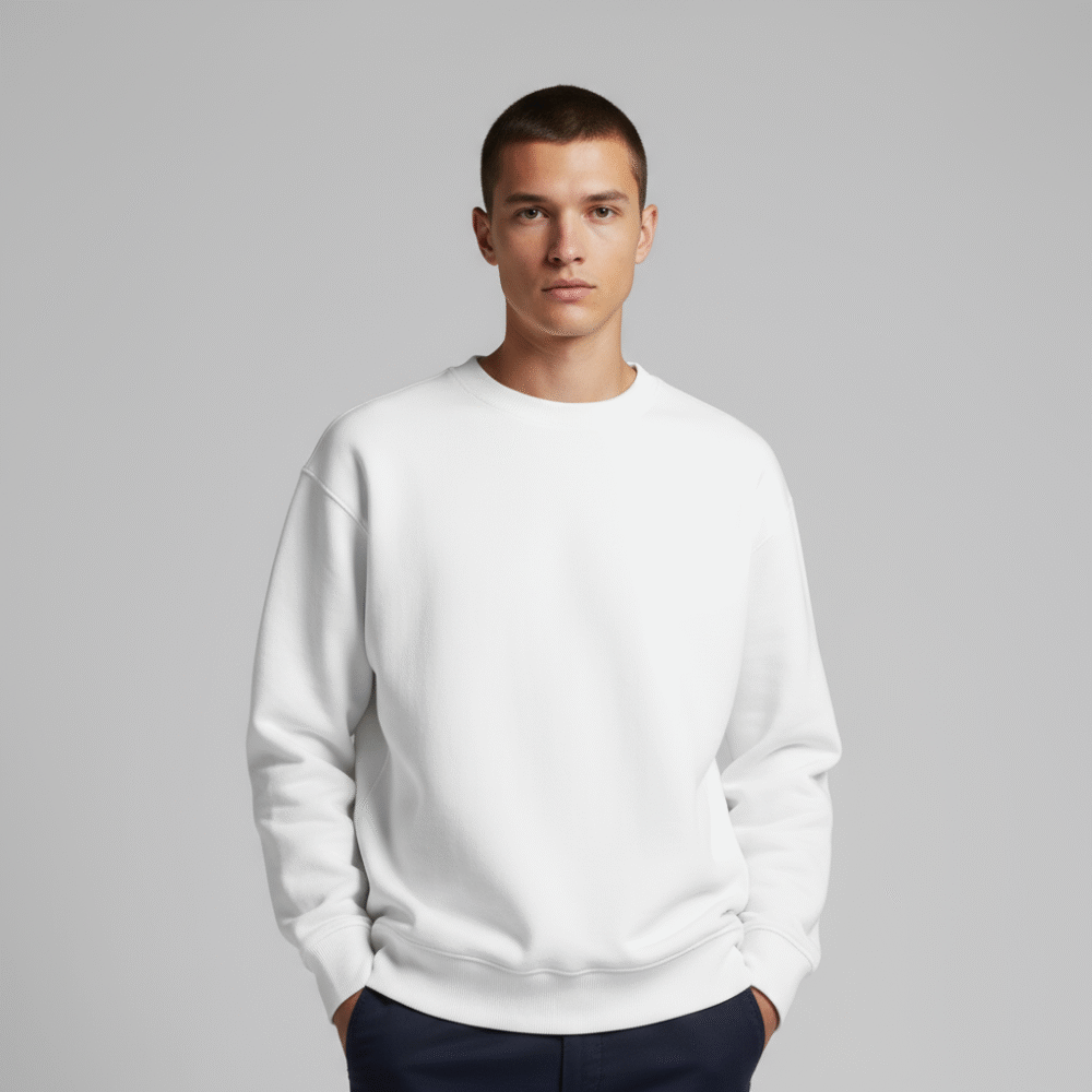 Classic White Sweatshirt